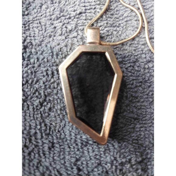 Unbranded Pendant Gold-Tone Chain Lobster Claw Clasp Statement Necklace - Picture 4 of 8